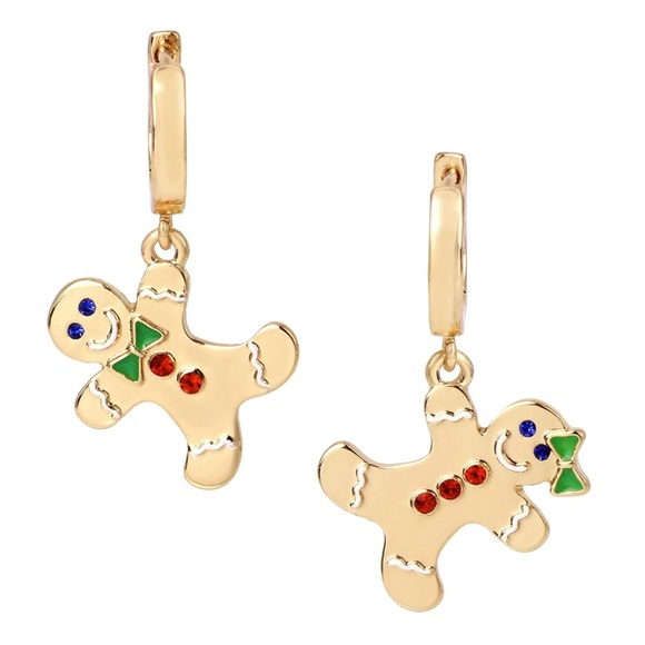 Betsey Johnson gingerbread Earrings - Picture 1 of 1